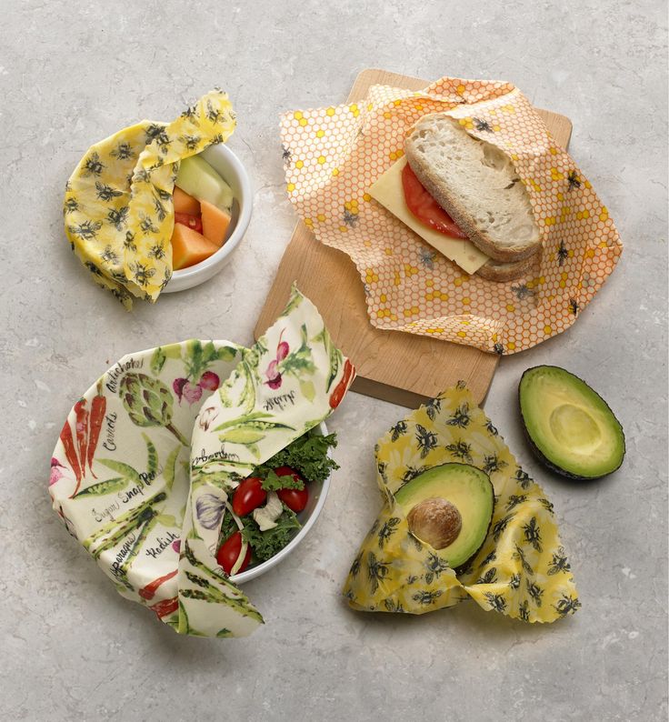 Reusable & Organic Beeswax Food Wraps